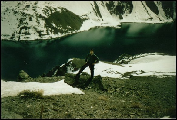 Skiing in the Andes in South America 1996